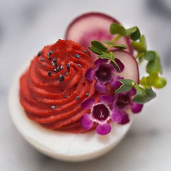 Romantic Valentine’s Day Deviled Eggs