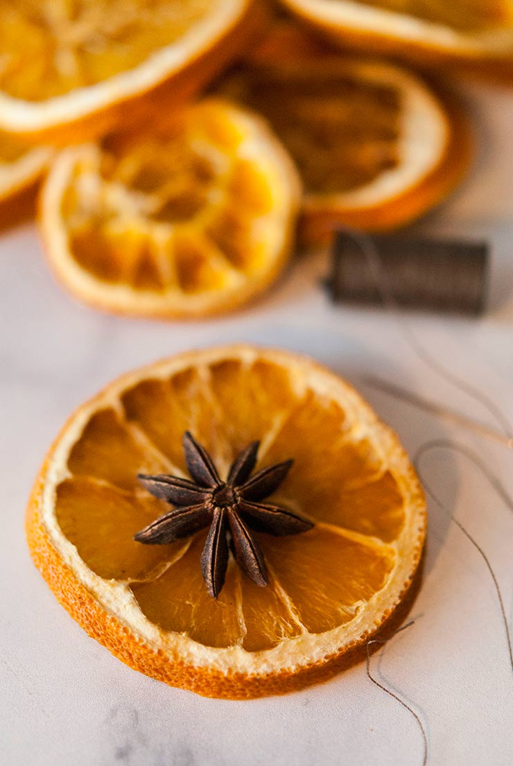 How to Make Dried Citrus Christmas Ornaments