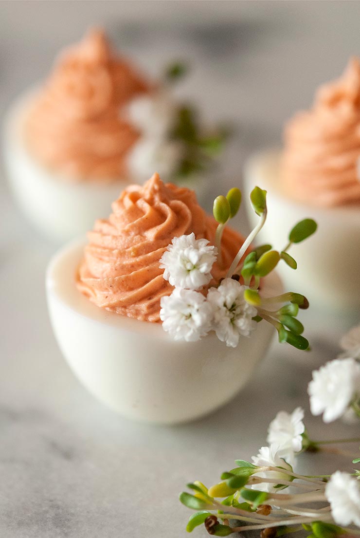 baby shower deviled eggs