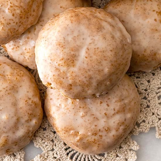 Pumpkin Spice Snickerdoodles with French Vanilla Chai Glaze
