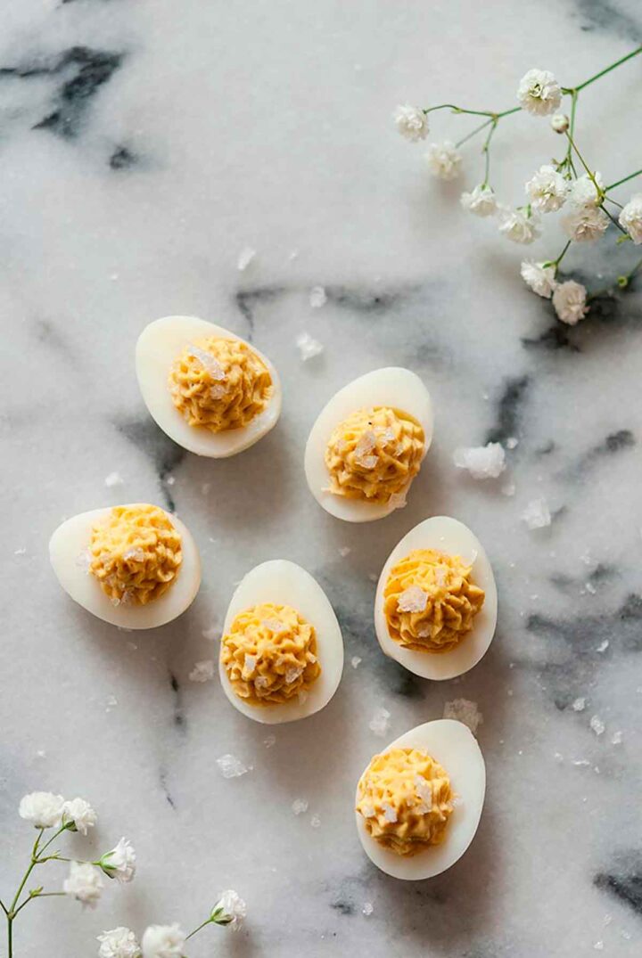 Adorable Deviled Quail Eggs – She Keeps a Lovely Home