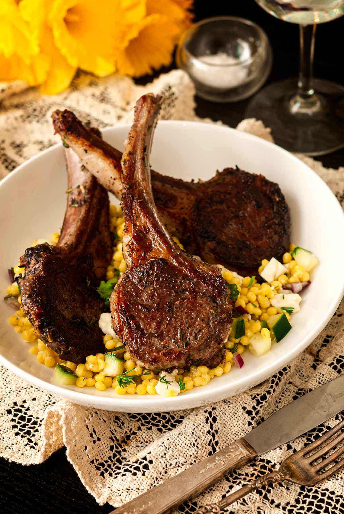 Pan Seared Lamb Chops