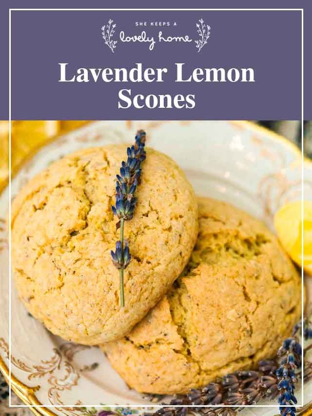 Lavender Lemon Scones