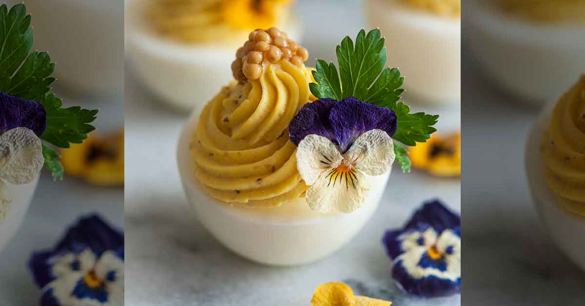 Boursin Deviled Eggs