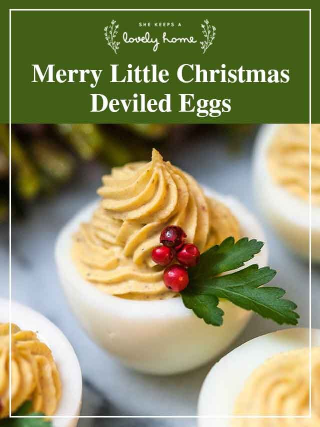 Merry Little Christmas Deviled Eggs