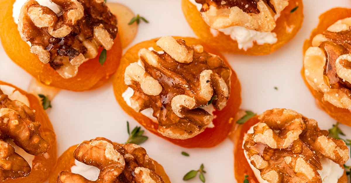 Elegant Apricot and Goat Cheese Appetizers – She Keeps a Lovely Home