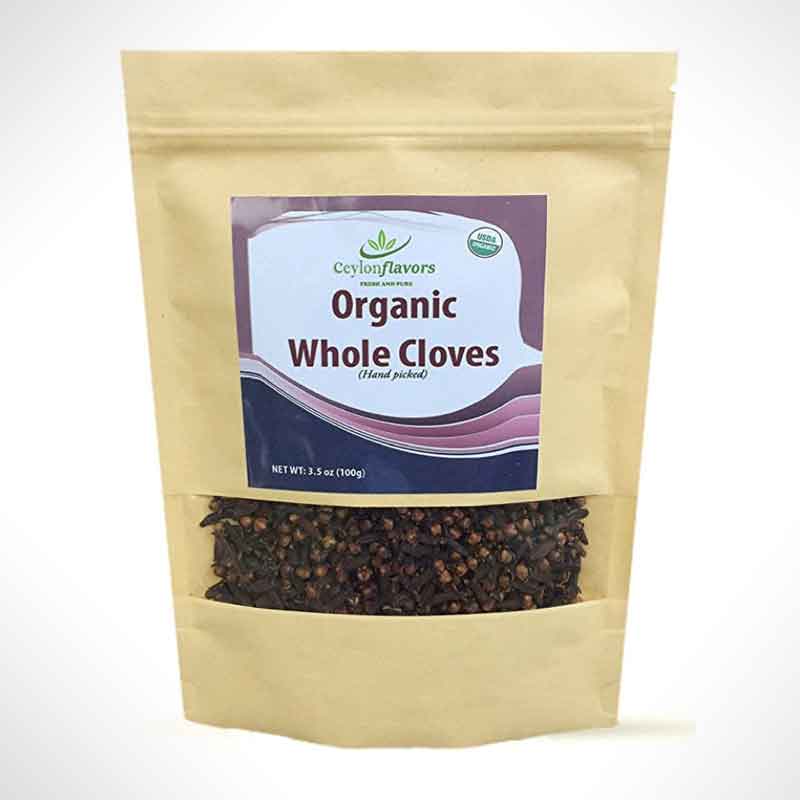 A bag of organic cloves.