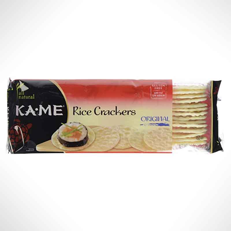 A bag of rice crackers.