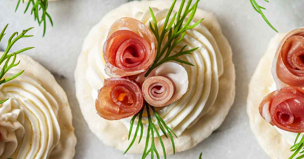 Pretty Prosciutto Rose Appetizers She Keeps a Lovely Home