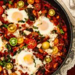 Italian Eggs in Purgatory in a pan.