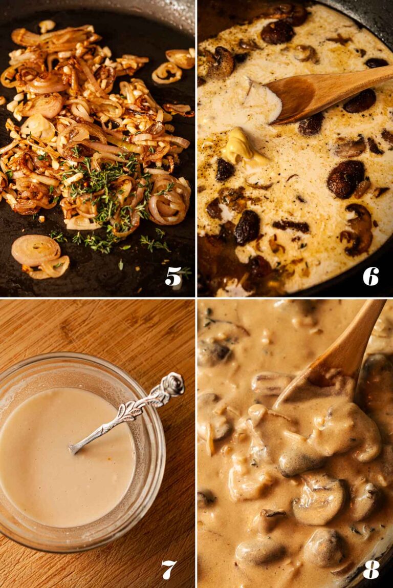 Creamy White Wine Mushroom Sauce – She Keeps a Lovely Home