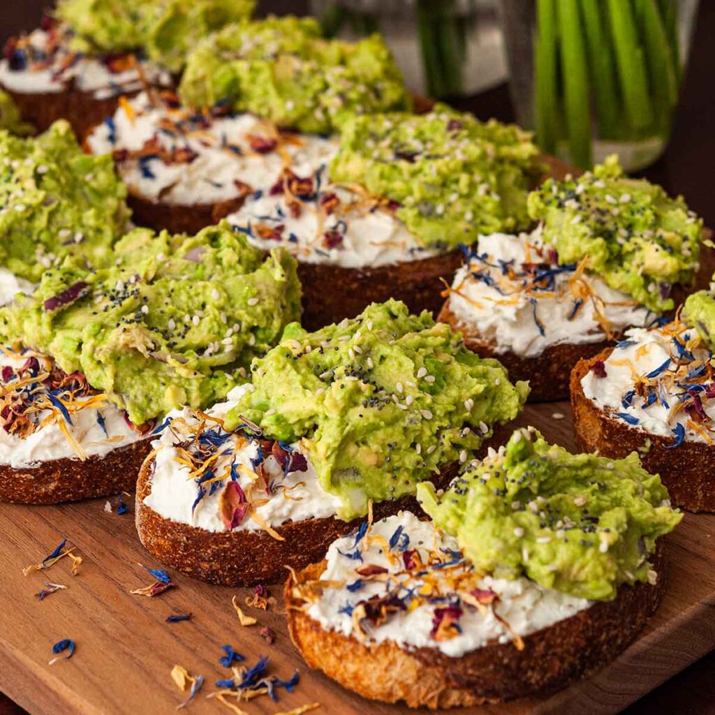 Avocado Toast with Whipped Goat Cheese