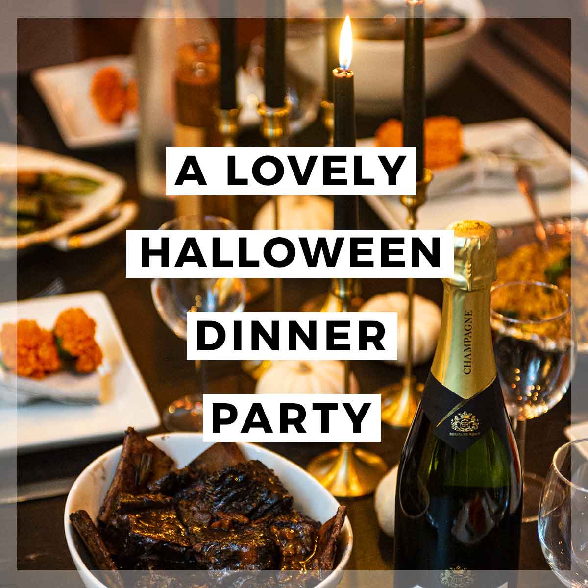 Halloween dinner party discount