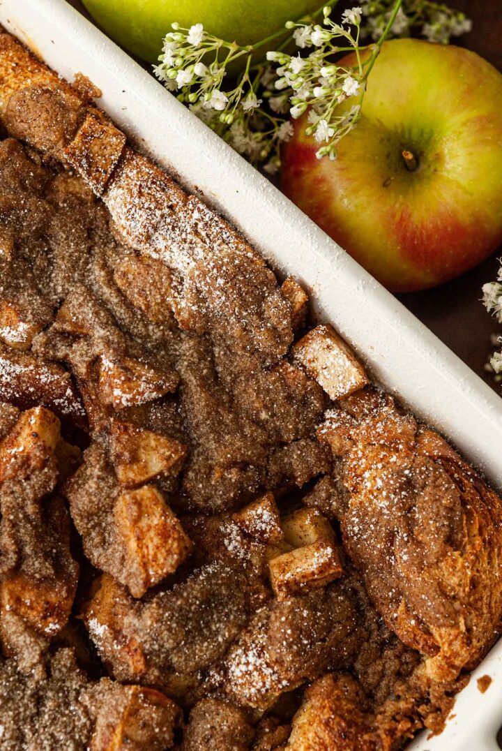 Overnight Apple French Toast Casserole