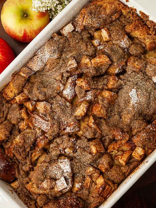 Apple Chai French Toast Casserole