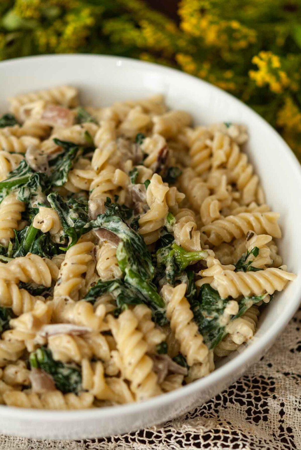 Creamy Tuscan Pasta Vegetarian She Keeps a Lovely Home