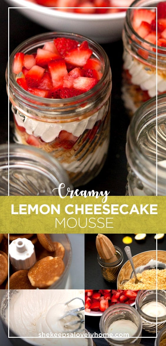 This no-bake lemon cheesecake mousse will become your favorite summer picnic treat! 